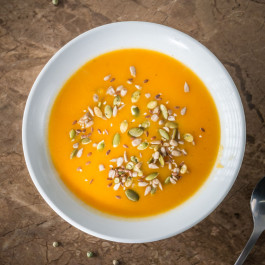 Supa crema de legume cu seminte
