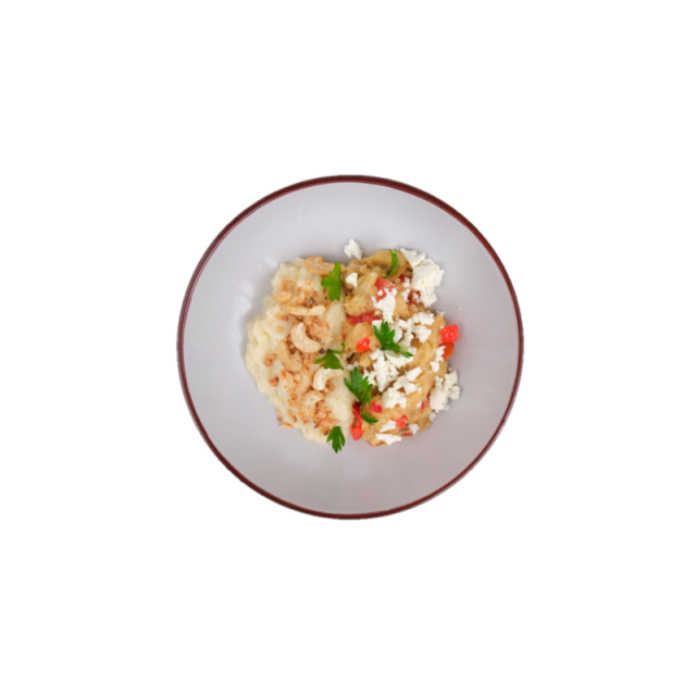Duo de pasta de conopida cu caju si pasta de vinete cu rosii, ardei si telemea 200g