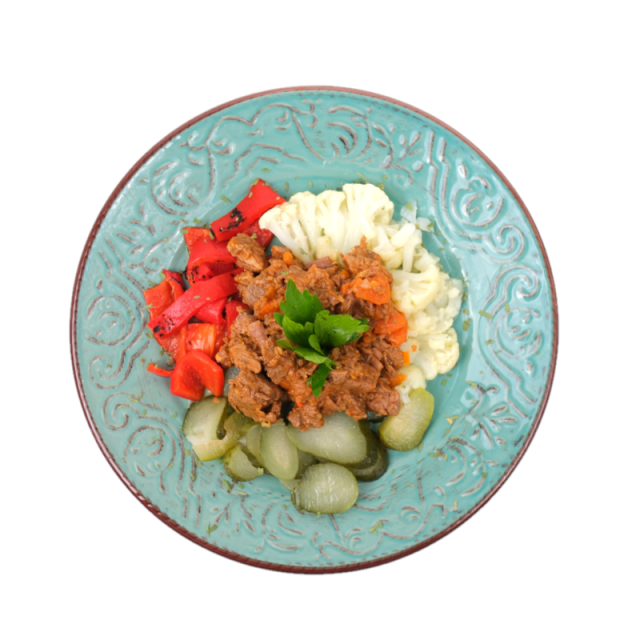 Goulas de vita cu muraturi 350g