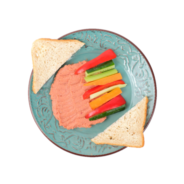 Humus cu sfecla rosie cu tofu si legume 200g/300g/400g