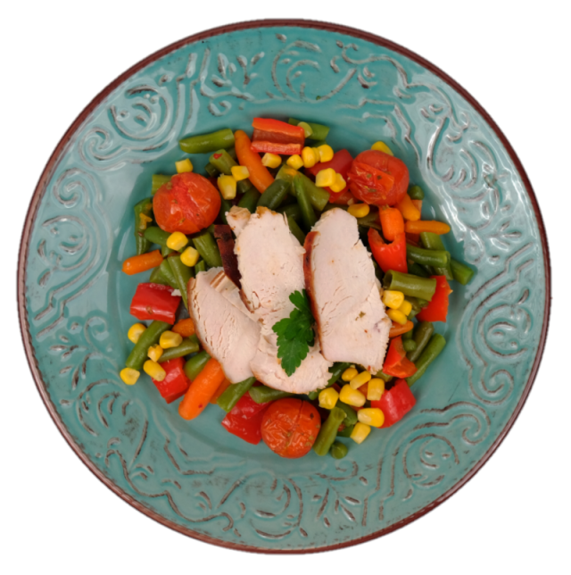 Pui Tex-Mex cu legume 350g