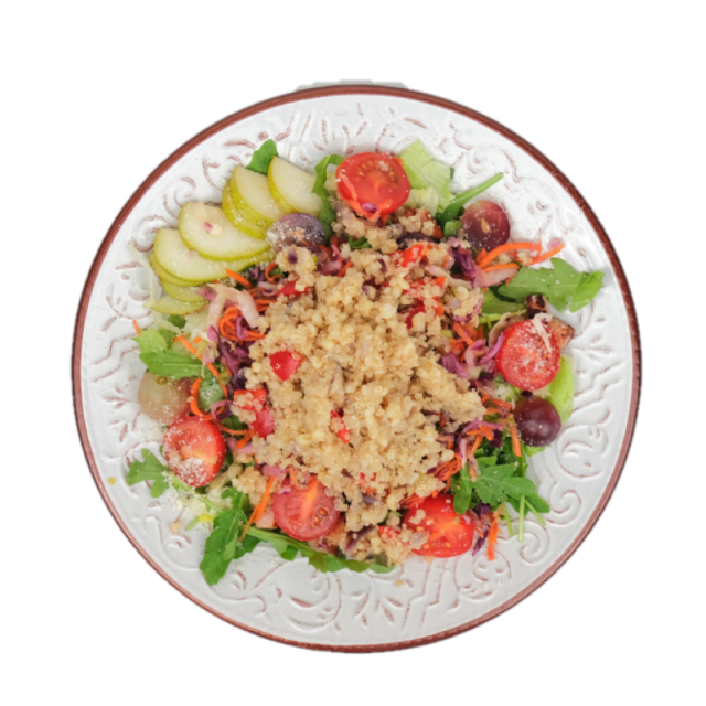 Salata cu bulgur, quinoa si cruditati 250g/350g/500g