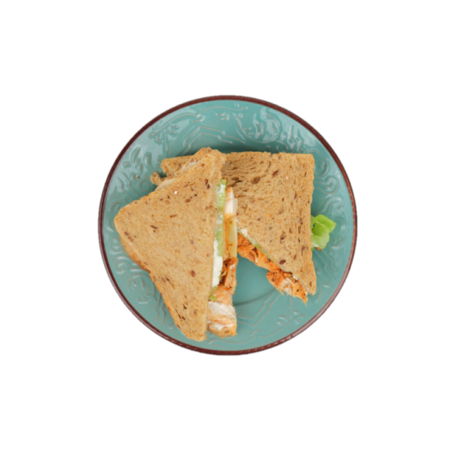 Sandwich cu piept de pui si cascaval 200g