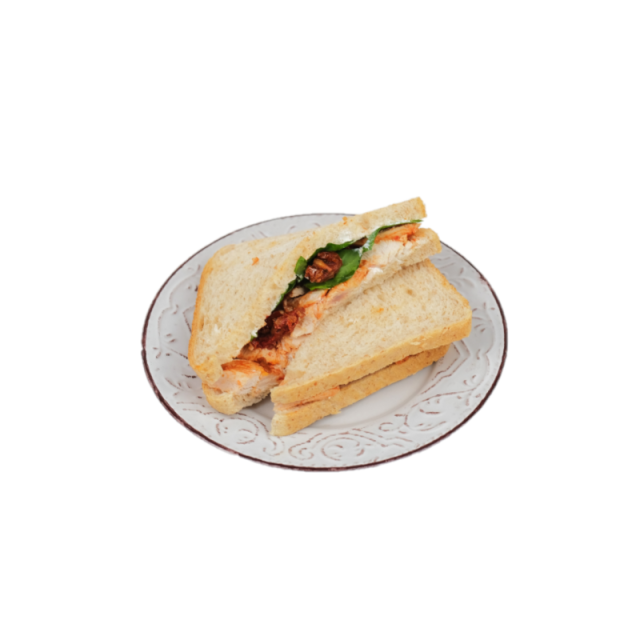 Sandwich cu piept de pui, feta si baby spanac 200g