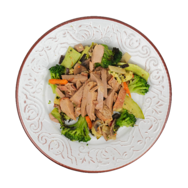 Stir fry de porc si legume chinezesti 250g