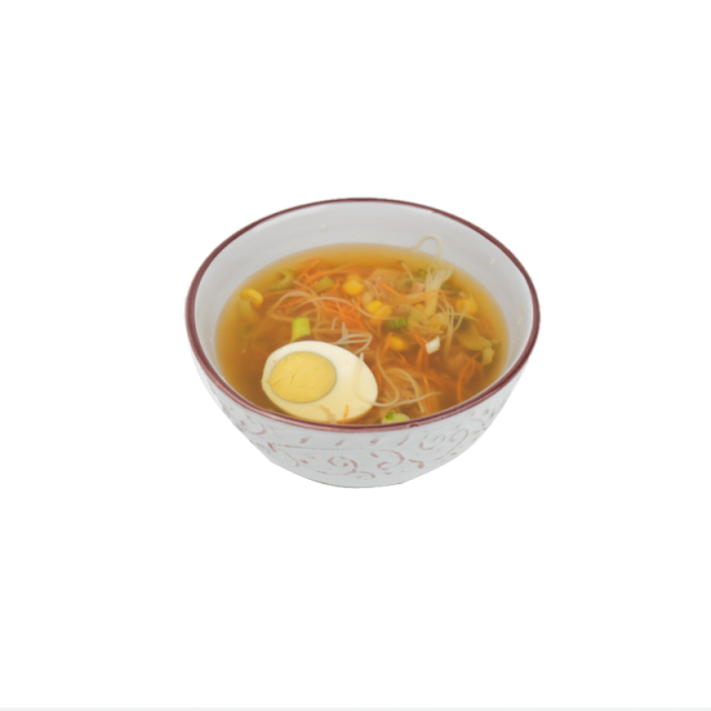 Supa Ramen cu rata, taitei din orez, ou si legume 350ml