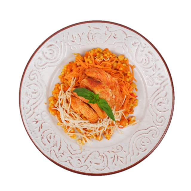 Ghiveci african cu pui 350g