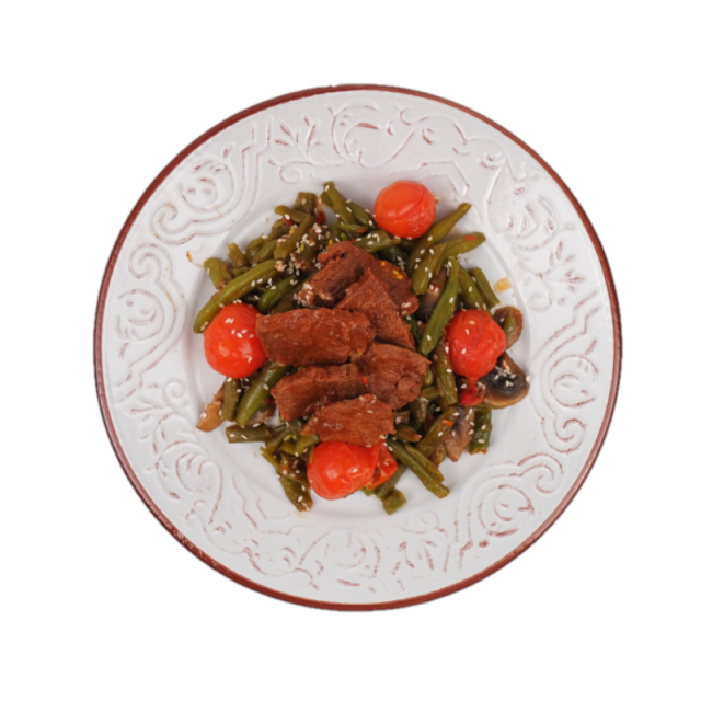 muschi de vita fasii la wok cu sote de legume 350g
