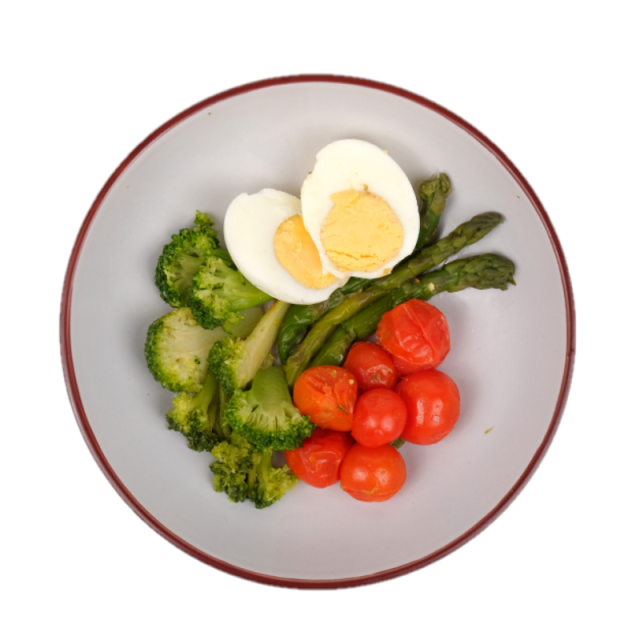 Ou cu brânză feta și legume, sos Hollandaise 200g/300g/400g