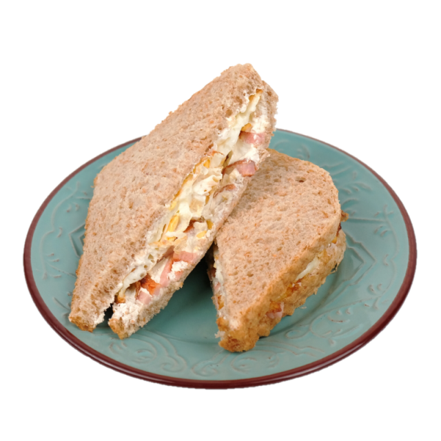 sandwich cu bacon, ou si branza feta 200g