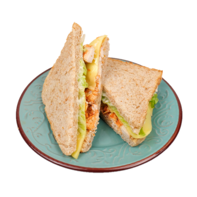 Sandwich cu piept de pui si cascaval 200g
