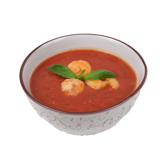 supa rece gazpacho cu creveti 350ml