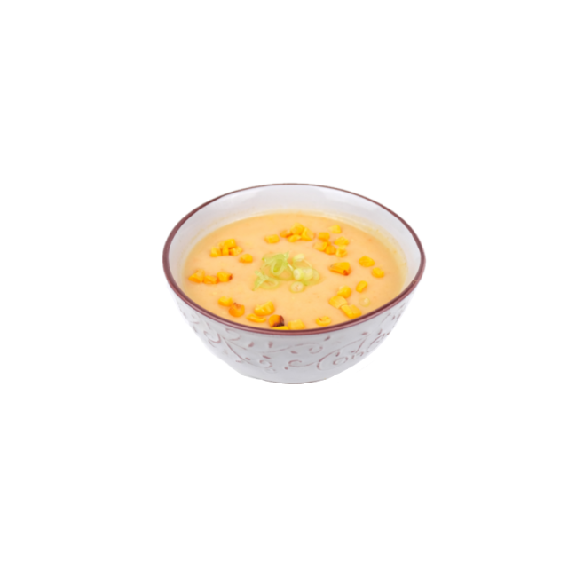 Supa cremoasa de porumb, morcovi si suc de rosii 350ml