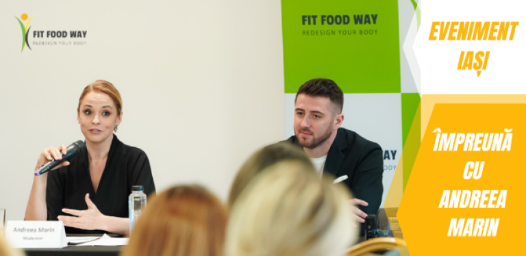 Andreea Marin dezvăluie secretele vieții sănătoase la Iași cu ajutorul Fit Food Way